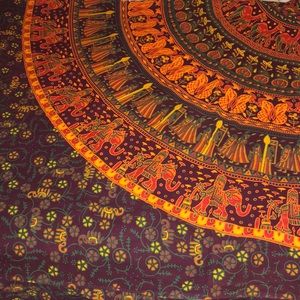 Large elephant tapestry